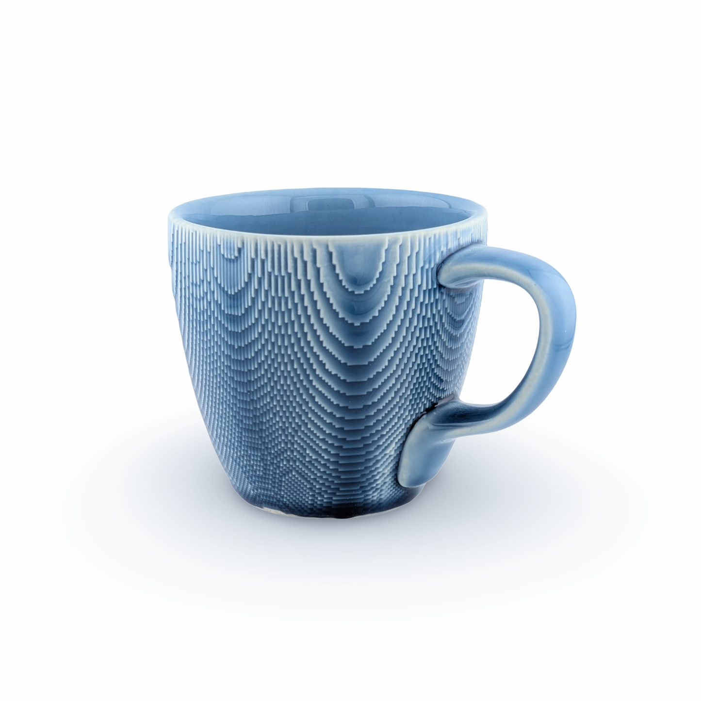 Curve Mug with Tactile Surface and Wide Handle